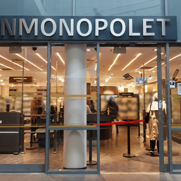 Vinmonopolet-butikk i Bergen – Låssenteret har inngått ny landsdekkende rammeavtale