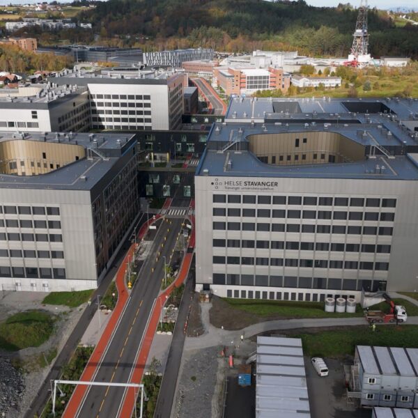 Nye Stavanger universitetssjukehus der Låssenteret Stavanger har levert lås- og sikkerhetsløsninger