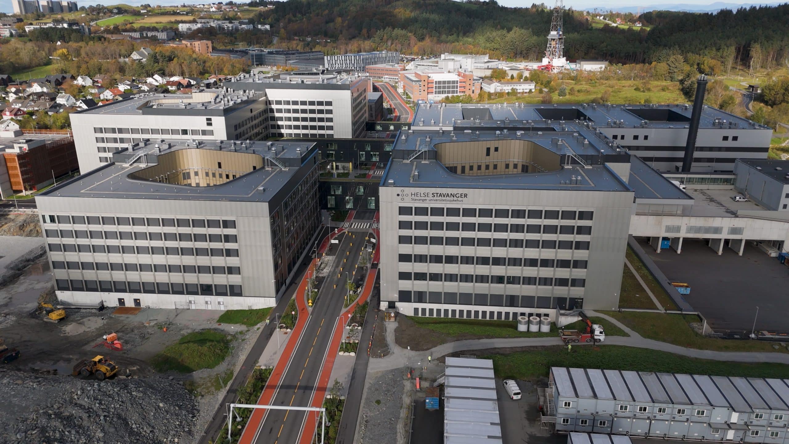Nye Stavanger universitetssjukehus der Låssenteret Stavanger har levert lås- og sikkerhetsløsninger